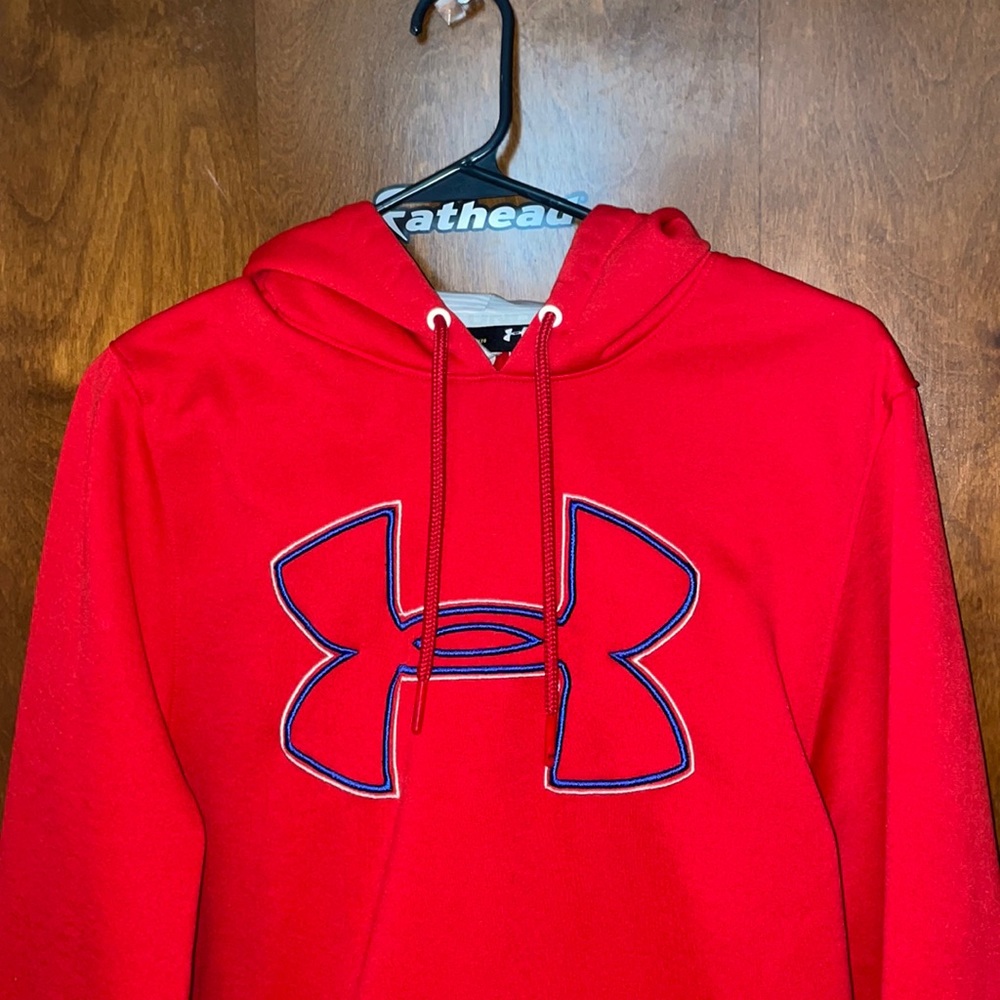 Size M Under Armour Hoodie/ Red